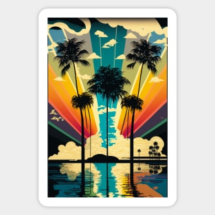 Jewels of the Pacific: Hawaii's Idyllic Paradise Sticker